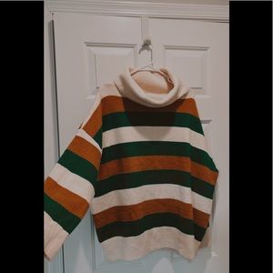 Chunky Oversized Retro Pol Sweater